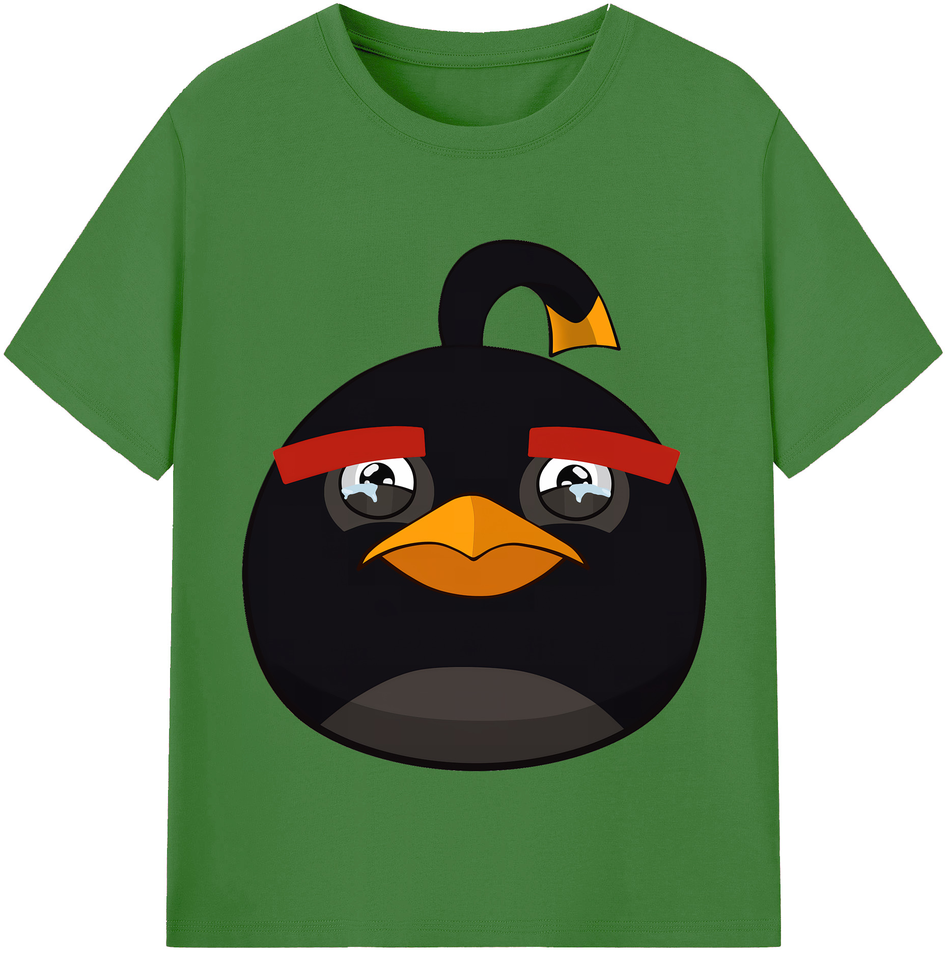 （画像用） Angry Birds アングリーバード レディースカジュアルプリントTシャツ（綿100％）